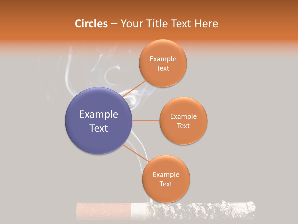 Black Isolated Addict PowerPoint Template