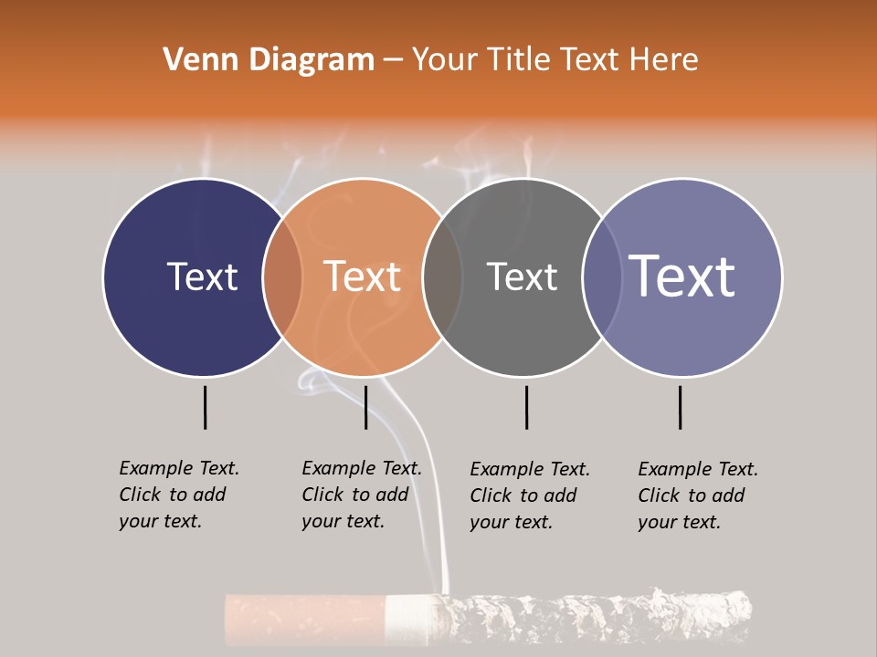 Black Isolated Addict PowerPoint Template