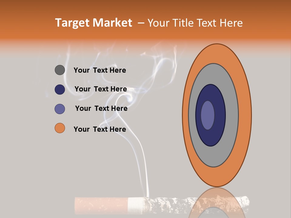 Black Isolated Addict PowerPoint Template