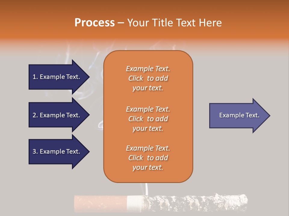 Black Isolated Addict PowerPoint Template