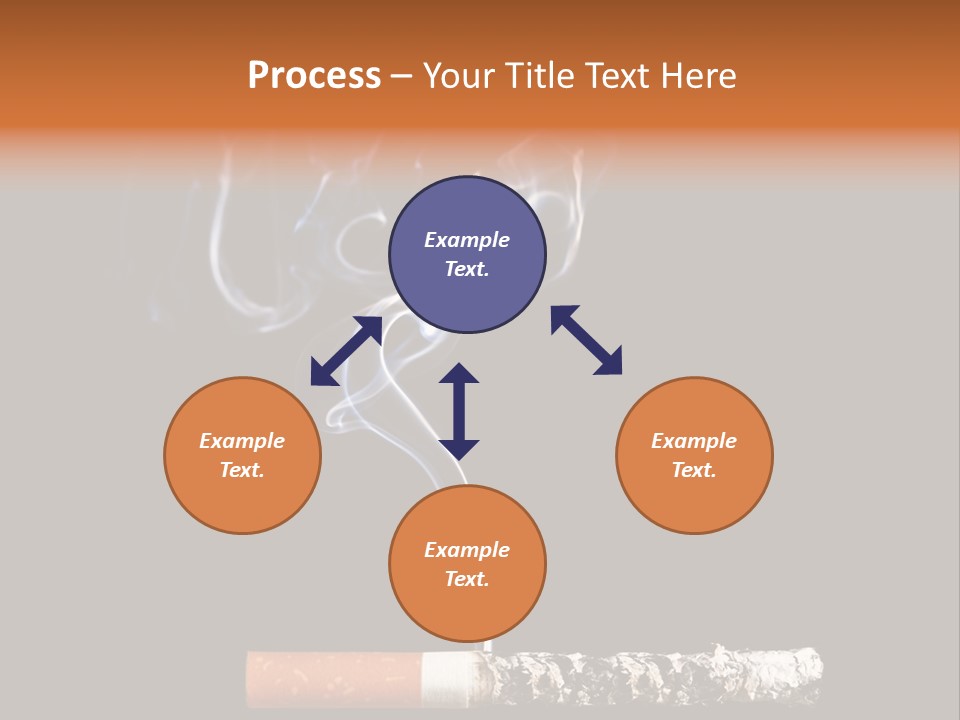 Black Isolated Addict PowerPoint Template