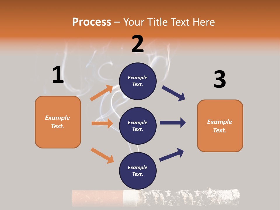 Black Isolated Addict PowerPoint Template