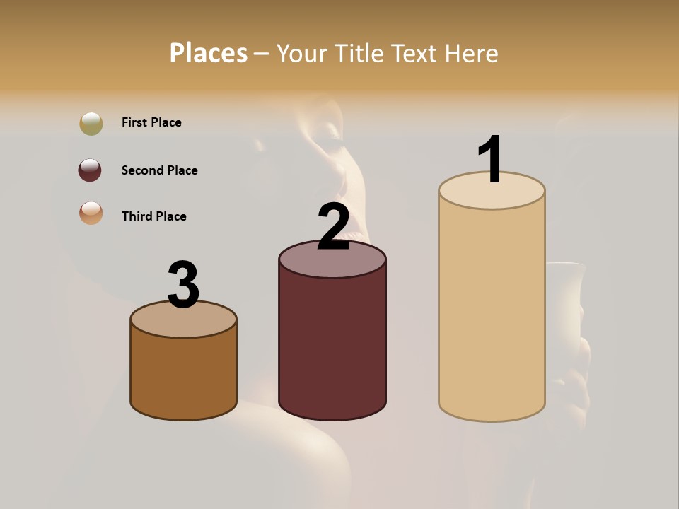 Female Aroma Beauty PowerPoint Template