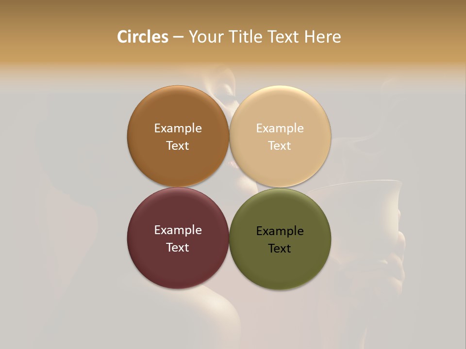 Female Aroma Beauty PowerPoint Template