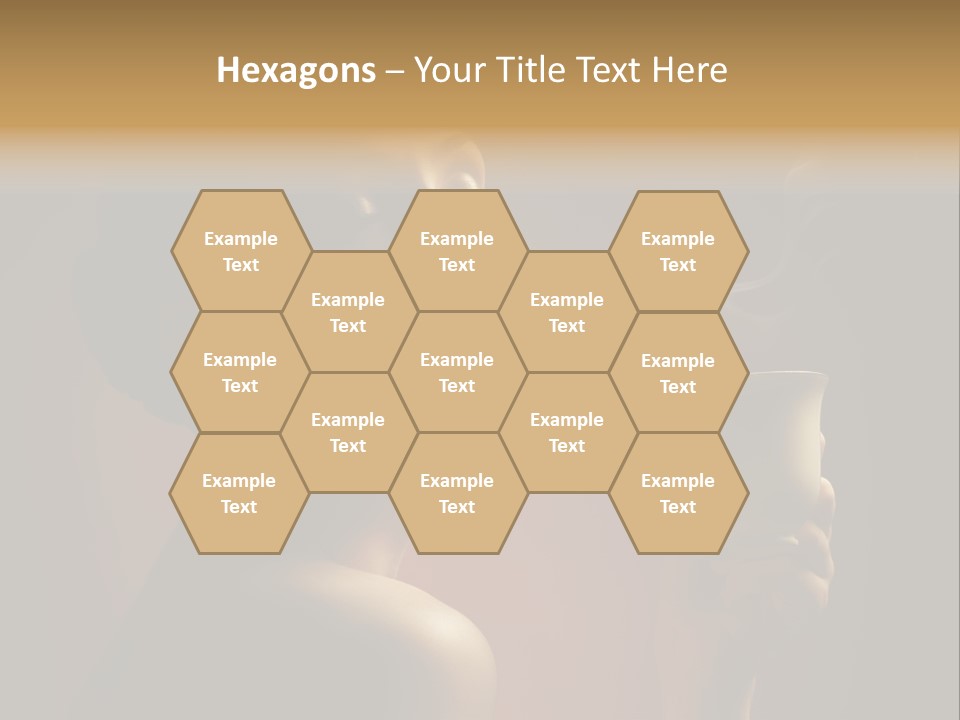 Female Aroma Beauty PowerPoint Template