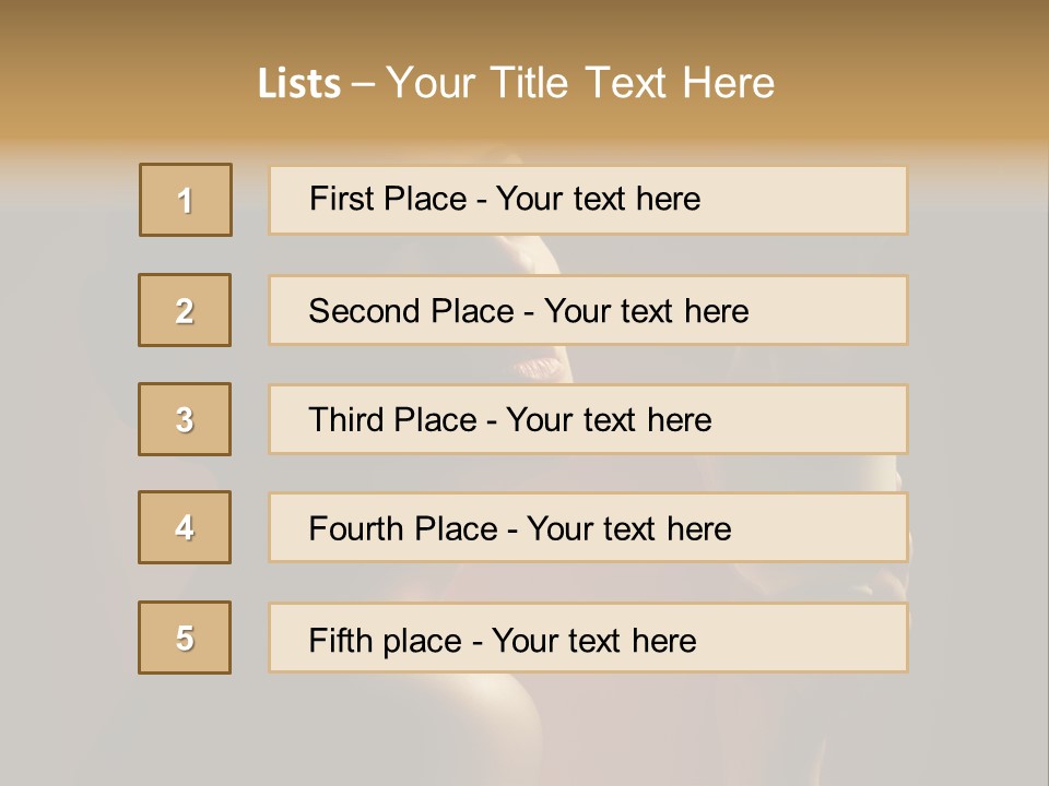 Female Aroma Beauty PowerPoint Template
