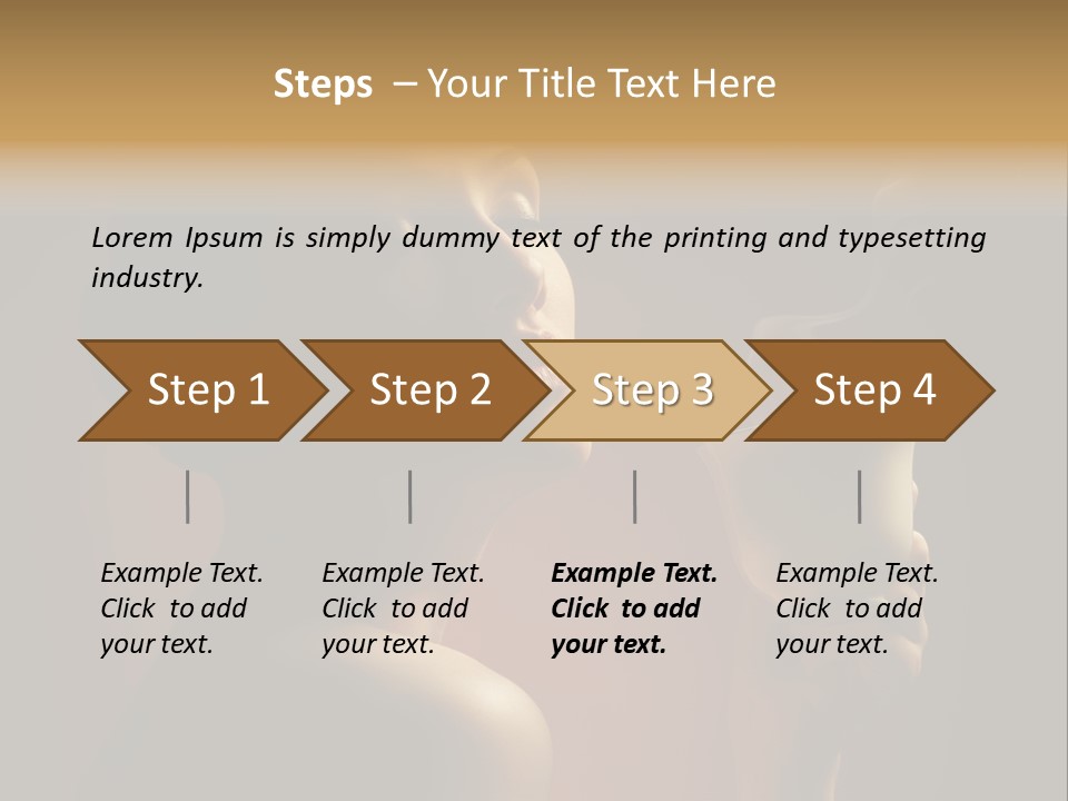Female Aroma Beauty PowerPoint Template