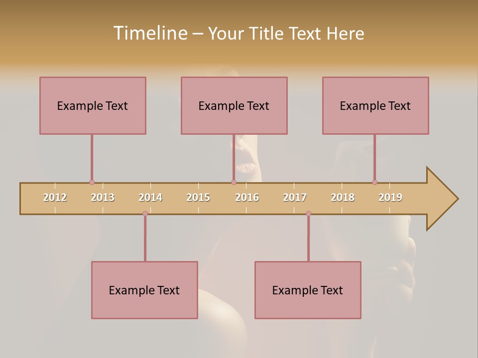 Female Aroma Beauty PowerPoint Template