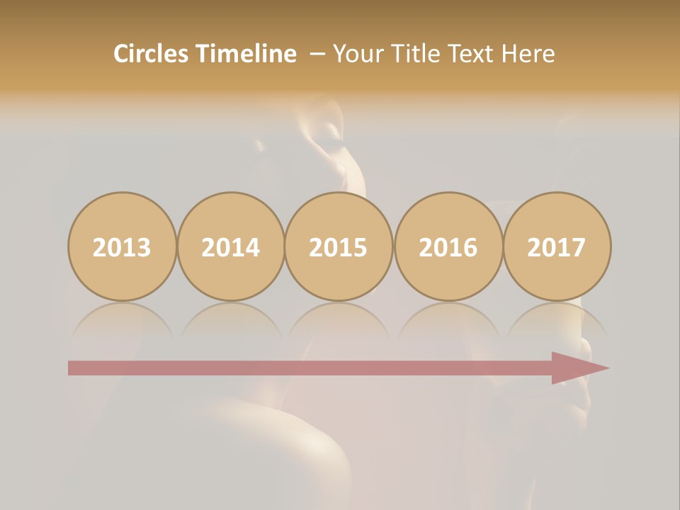 Female Aroma Beauty PowerPoint Template