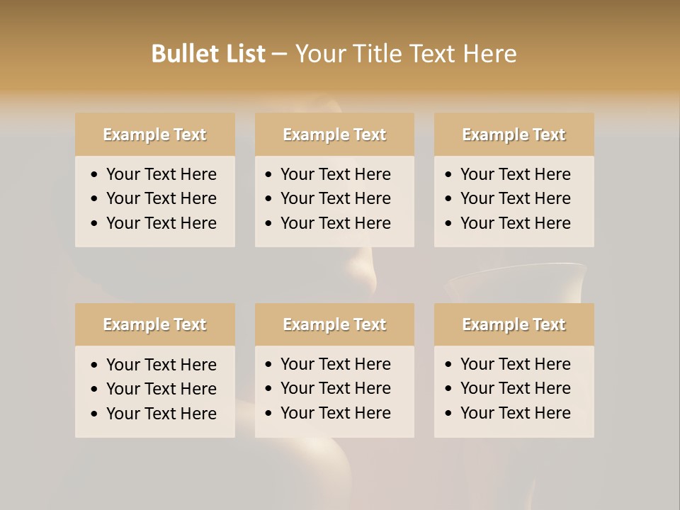 Female Aroma Beauty PowerPoint Template