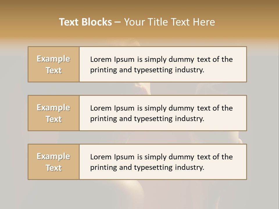 Female Aroma Beauty PowerPoint Template