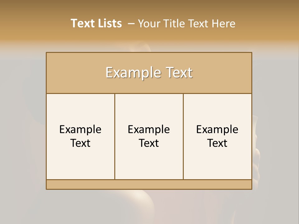 Female Aroma Beauty PowerPoint Template