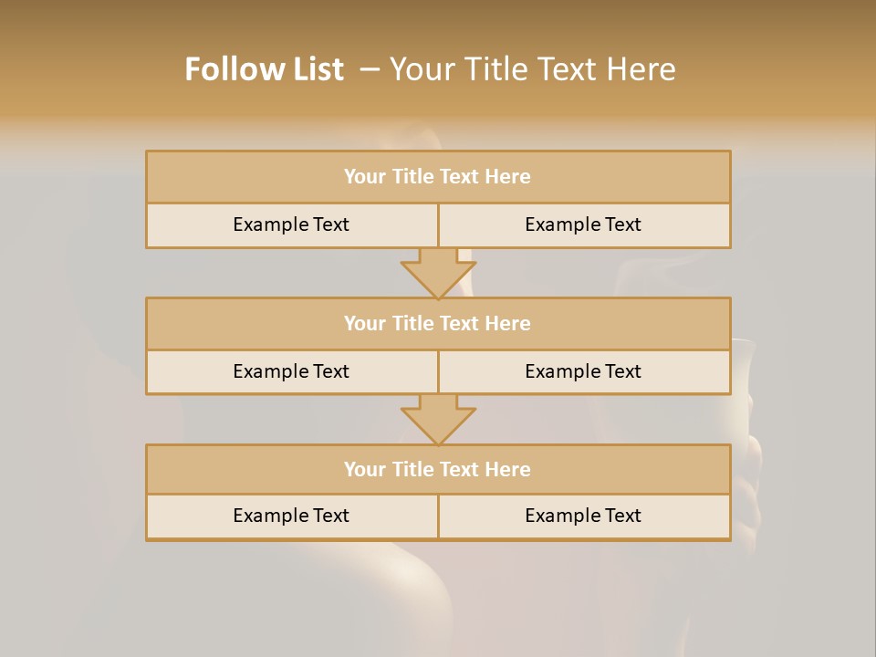 Female Aroma Beauty PowerPoint Template