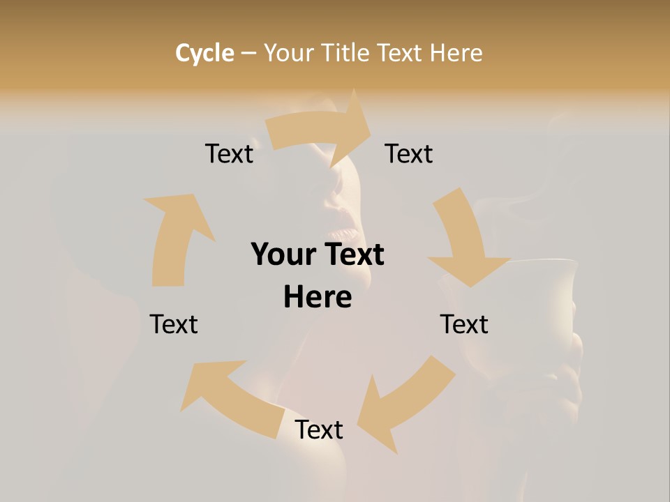 Female Aroma Beauty PowerPoint Template