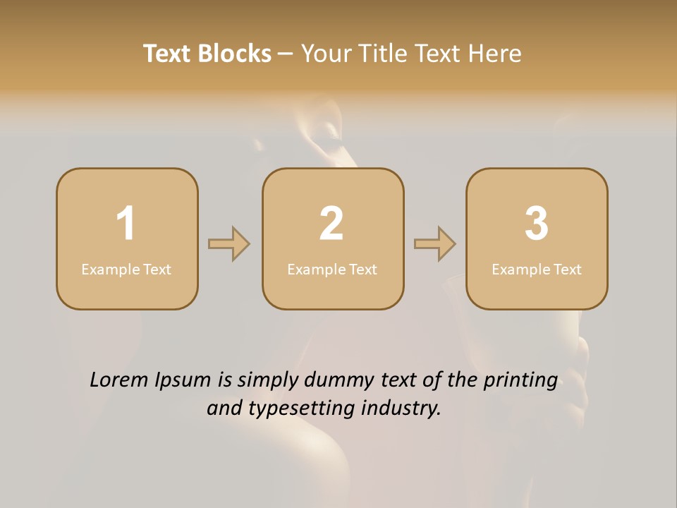 Female Aroma Beauty PowerPoint Template