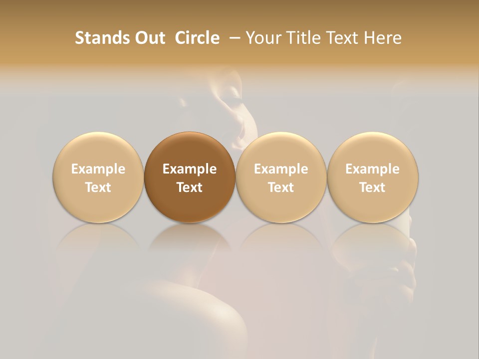 Female Aroma Beauty PowerPoint Template