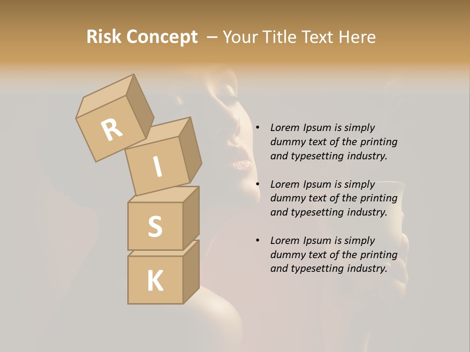 Female Aroma Beauty PowerPoint Template