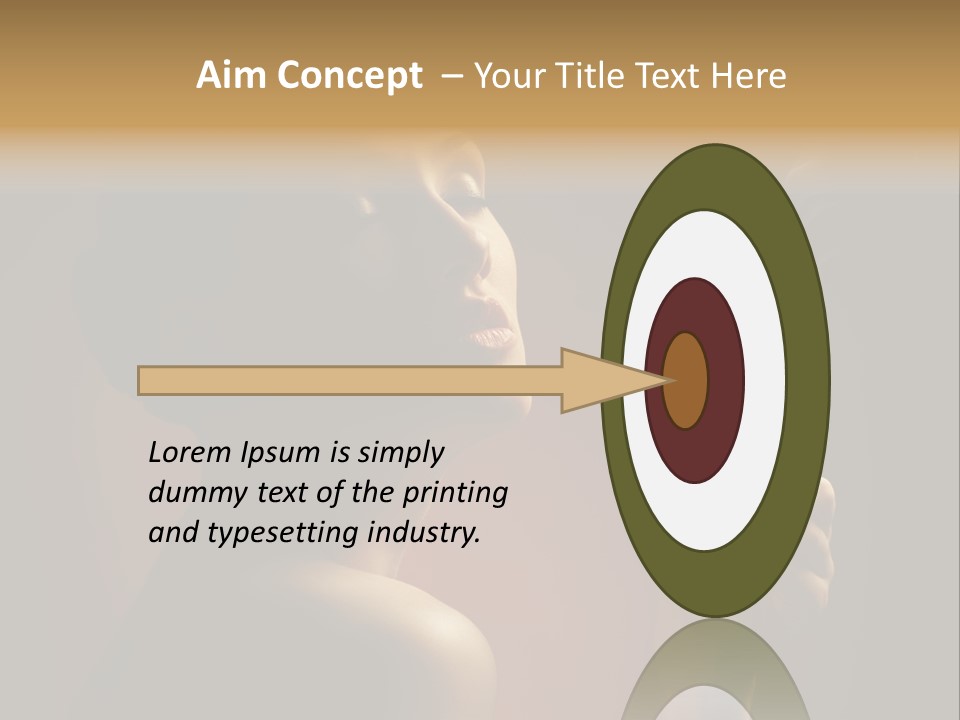 Female Aroma Beauty PowerPoint Template