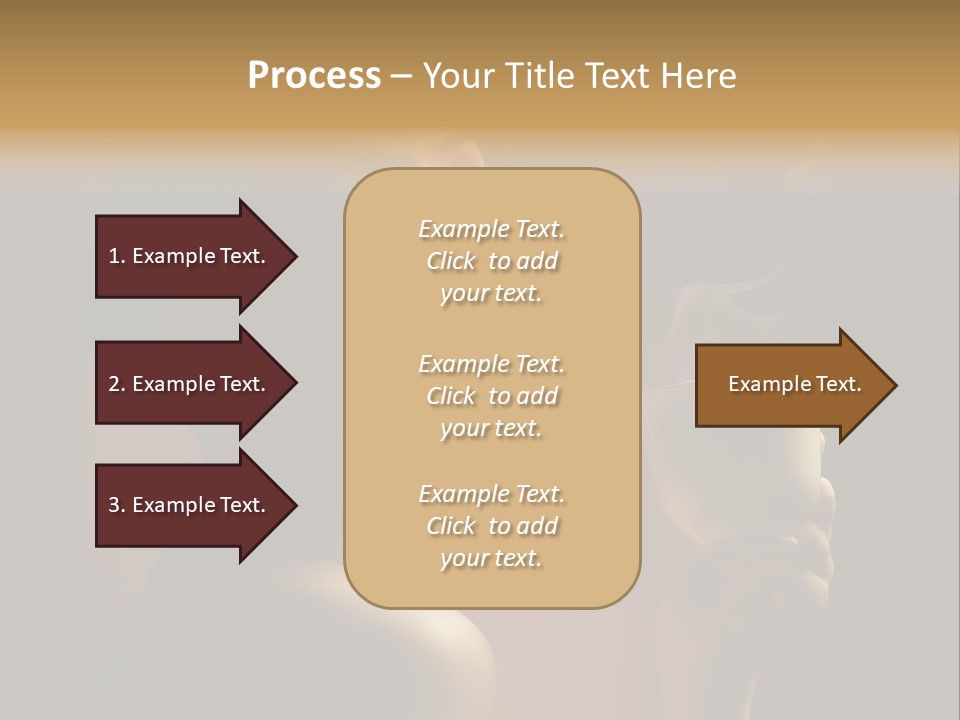 Female Aroma Beauty PowerPoint Template