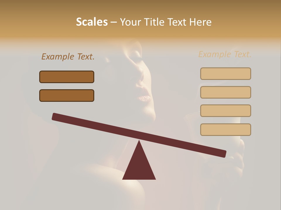 Female Aroma Beauty PowerPoint Template