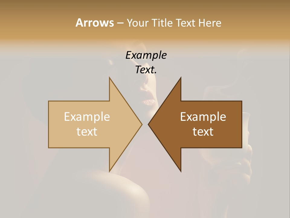 Female Aroma Beauty PowerPoint Template