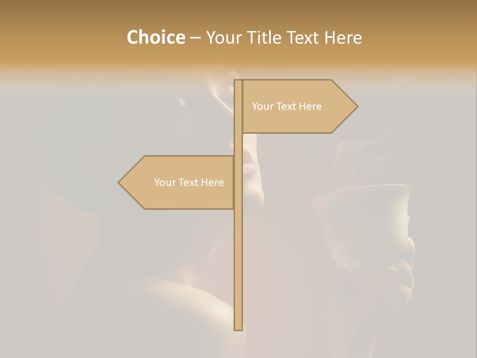 Female Aroma Beauty PowerPoint Template