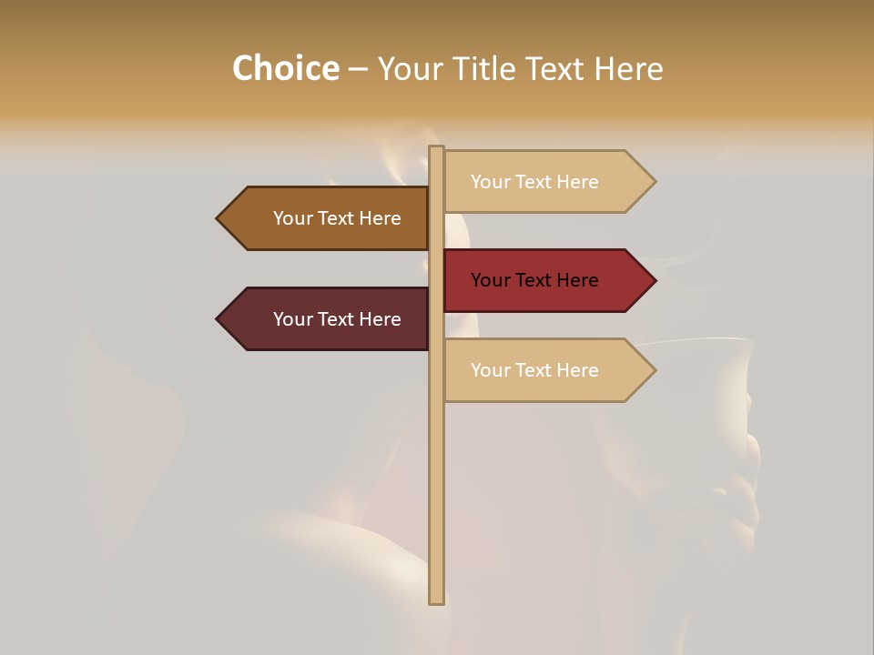 Female Aroma Beauty PowerPoint Template