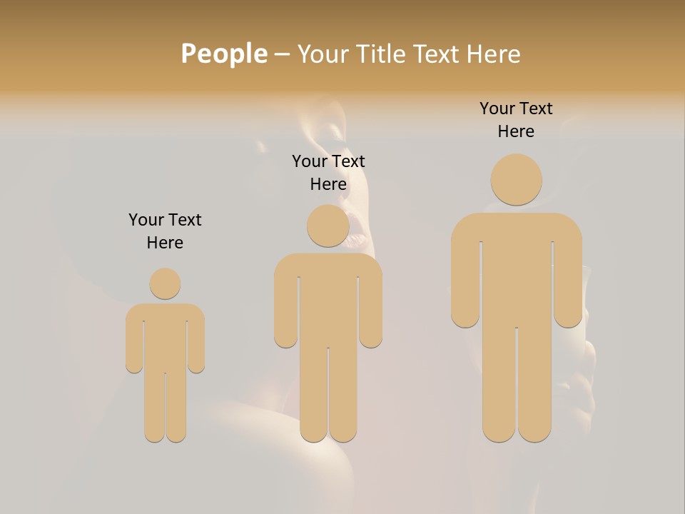 Female Aroma Beauty PowerPoint Template