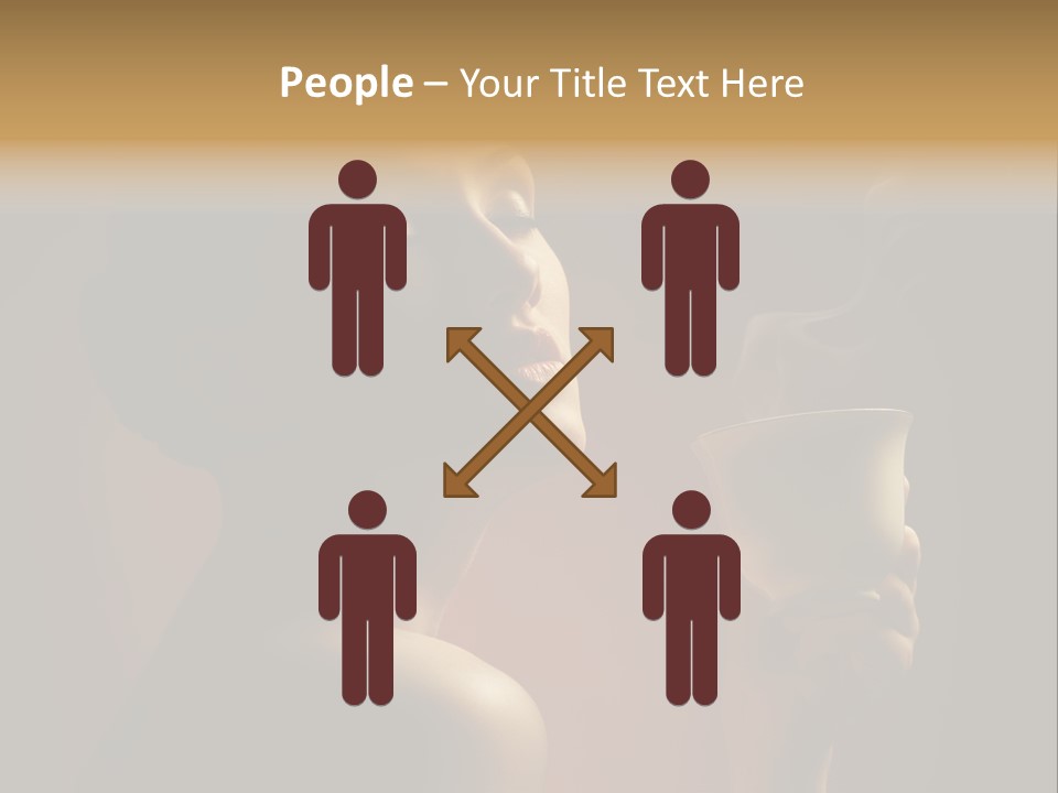 Female Aroma Beauty PowerPoint Template