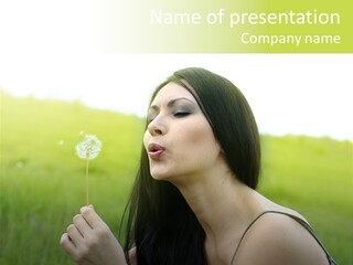 Seed Lips Young PowerPoint Template