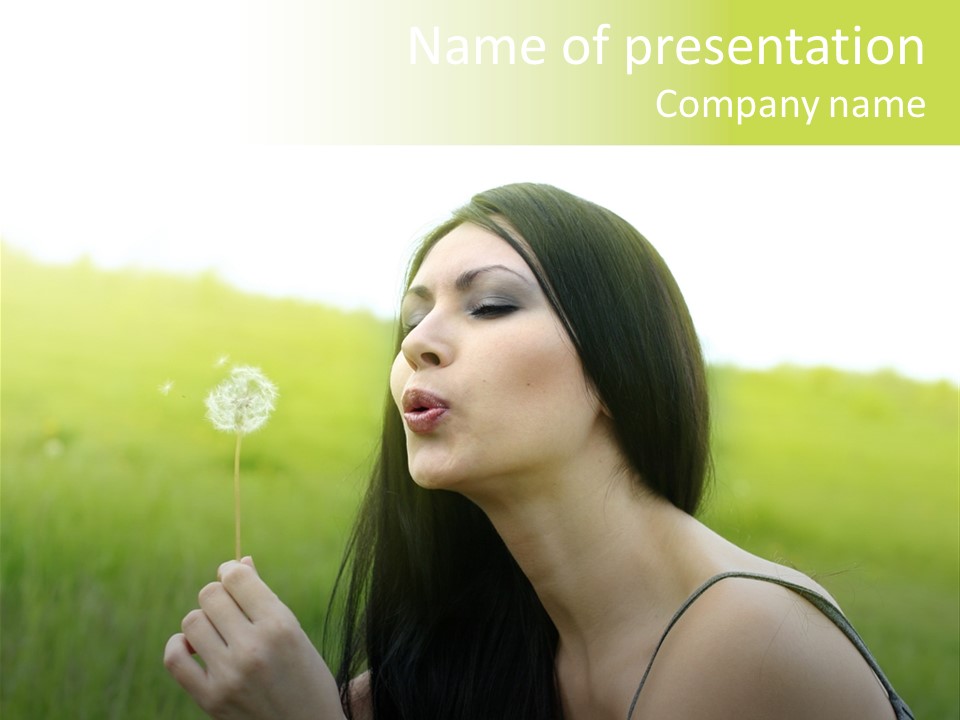 Seed Lips Young PowerPoint Template