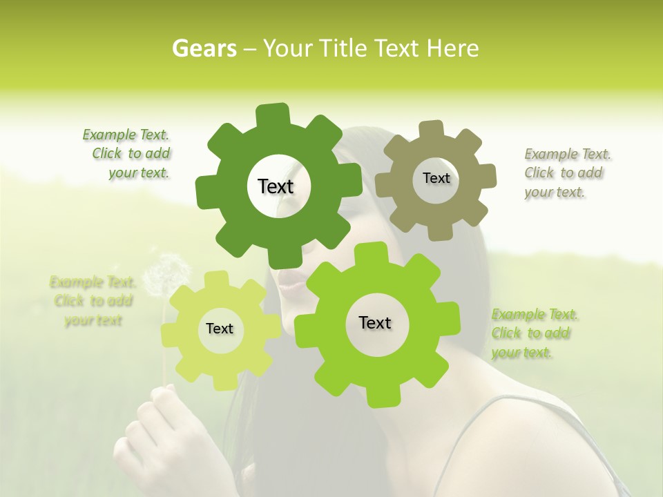 Seed Lips Young PowerPoint Template