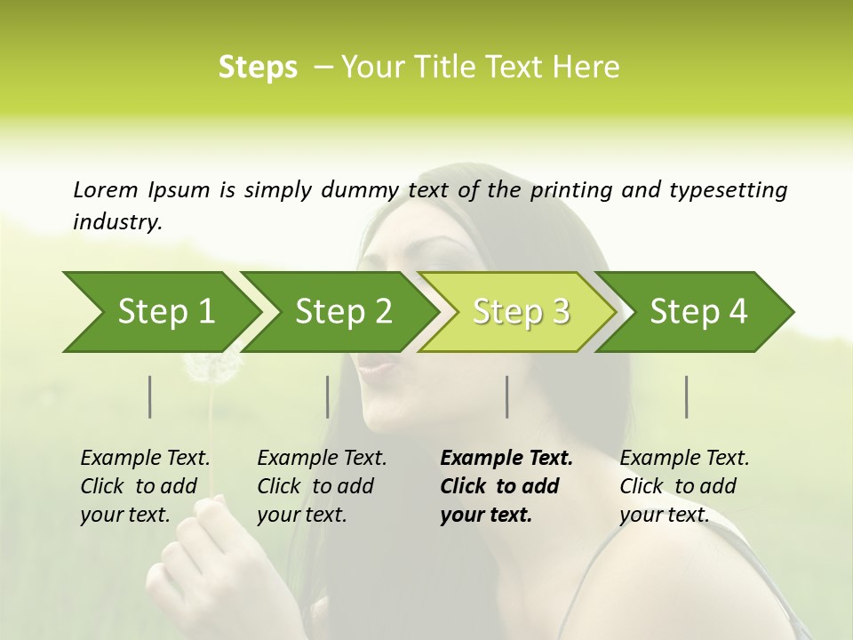 Seed Lips Young PowerPoint Template