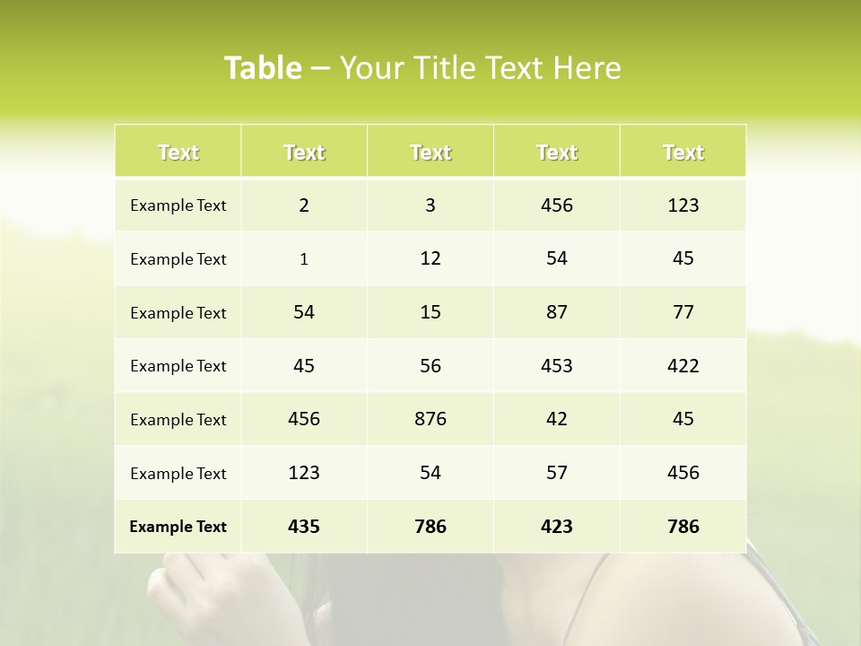 Seed Lips Young PowerPoint Template