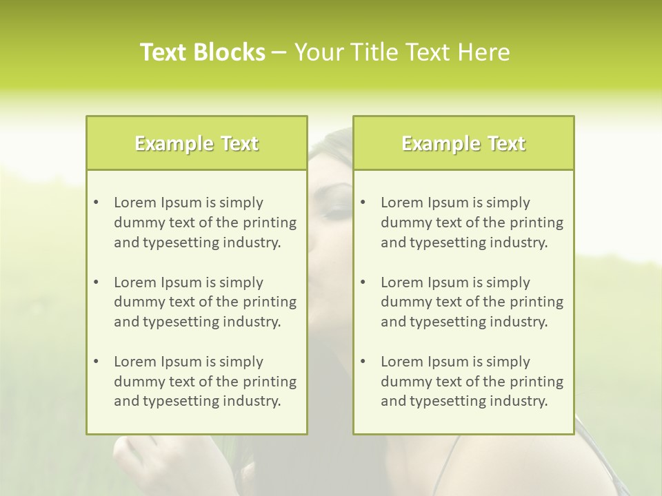 Seed Lips Young PowerPoint Template