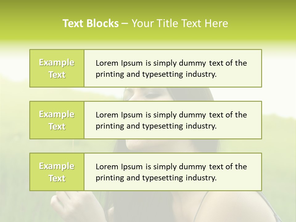 Seed Lips Young PowerPoint Template