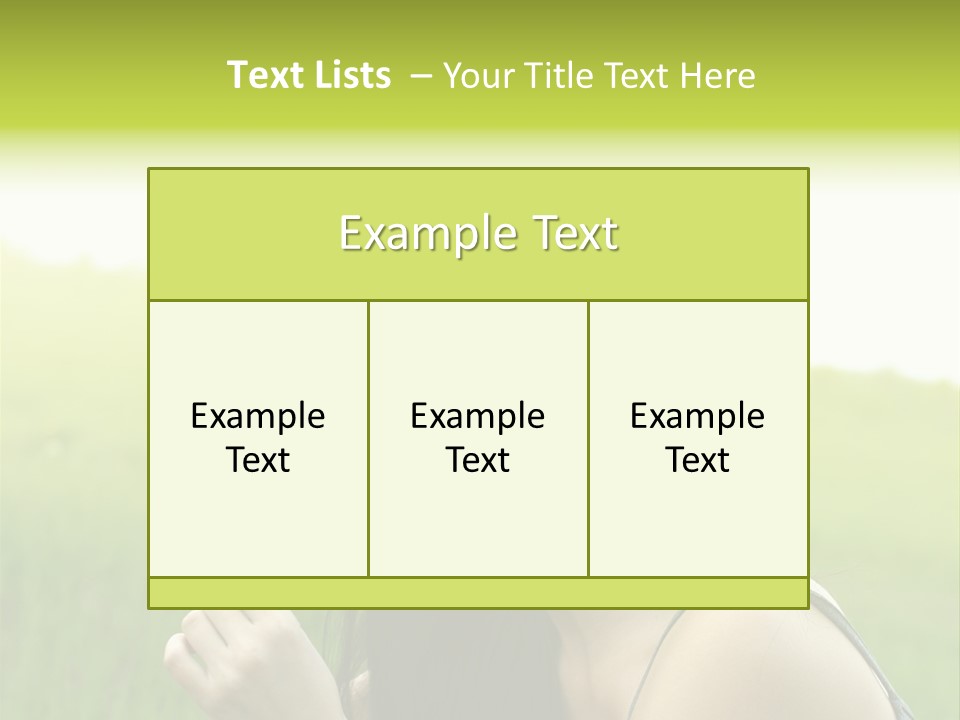 Seed Lips Young PowerPoint Template