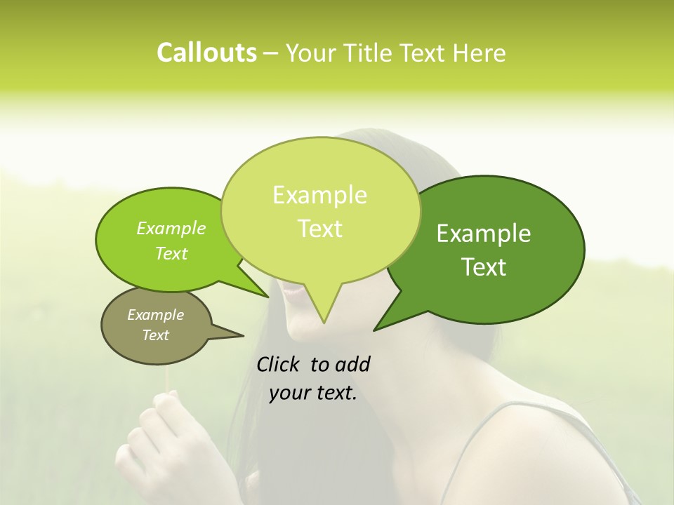 Seed Lips Young PowerPoint Template