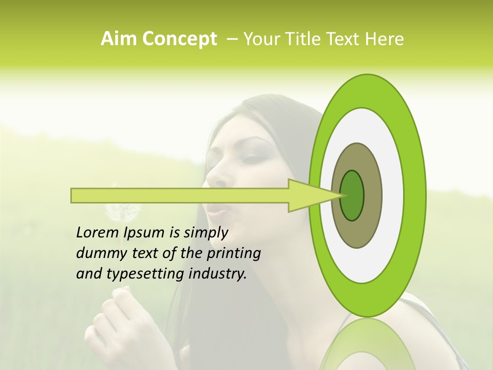 Seed Lips Young PowerPoint Template