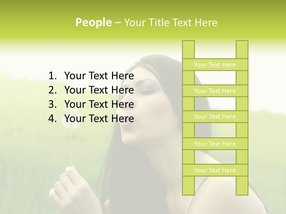 Seed Lips Young PowerPoint Template