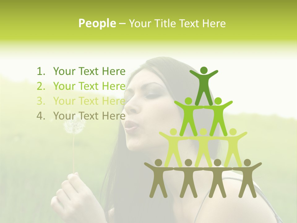 Seed Lips Young PowerPoint Template