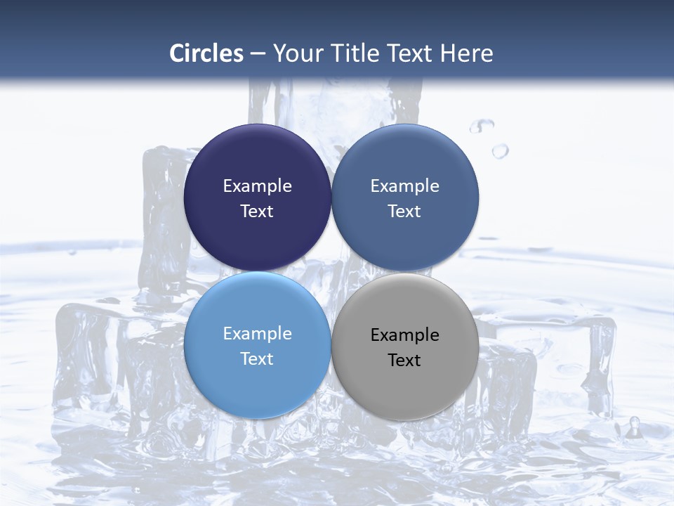 Chilled Liquid Pour PowerPoint Template