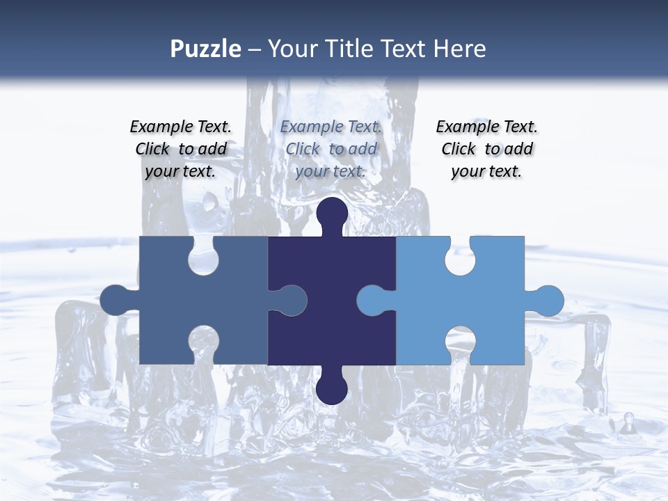 Chilled Liquid Pour PowerPoint Template