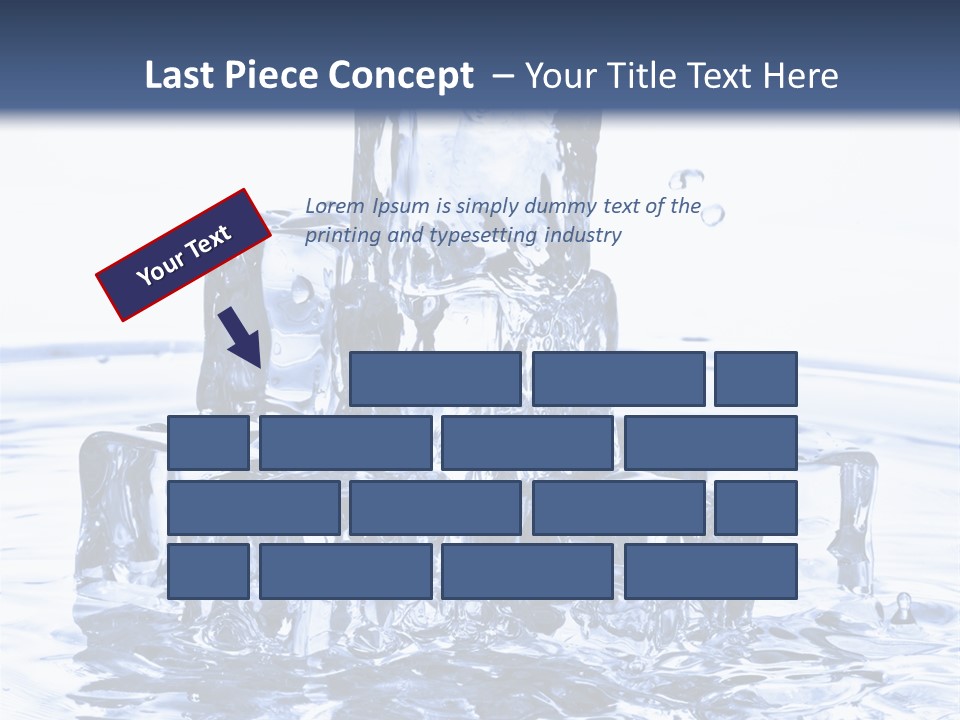 Chilled Liquid Pour PowerPoint Template