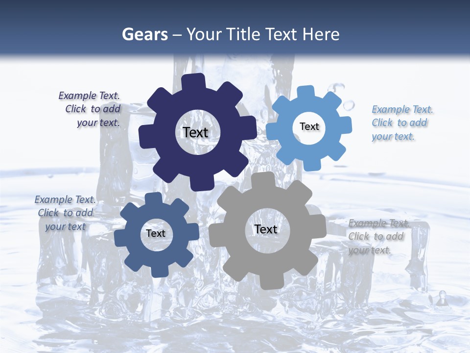 Chilled Liquid Pour PowerPoint Template