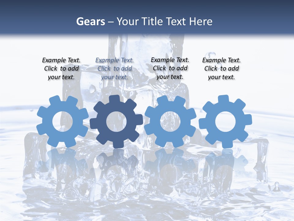 Chilled Liquid Pour PowerPoint Template