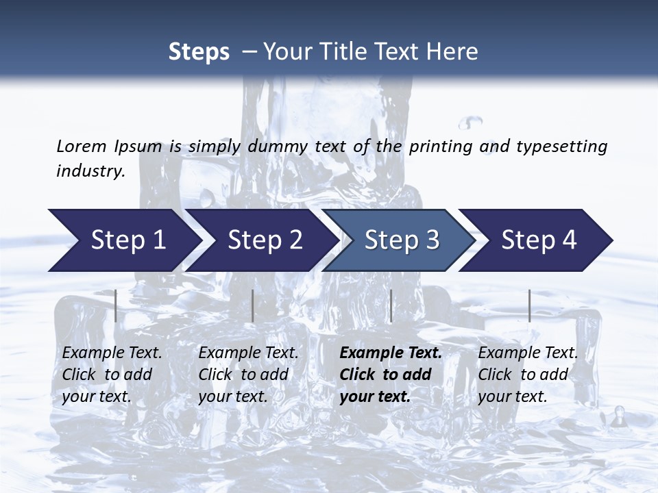 Chilled Liquid Pour PowerPoint Template