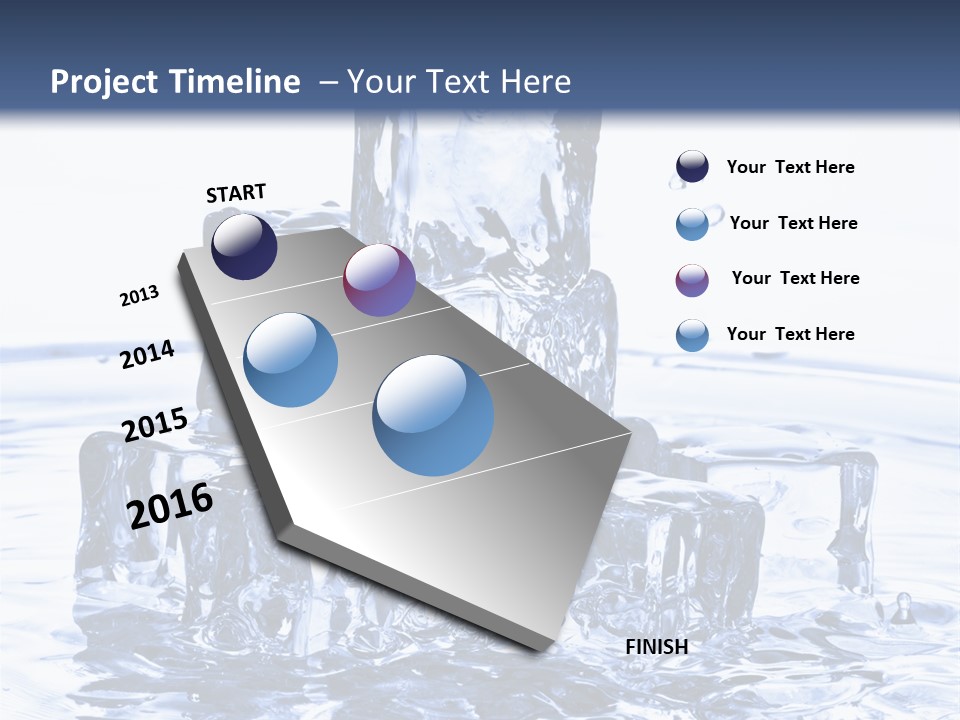 Chilled Liquid Pour PowerPoint Template