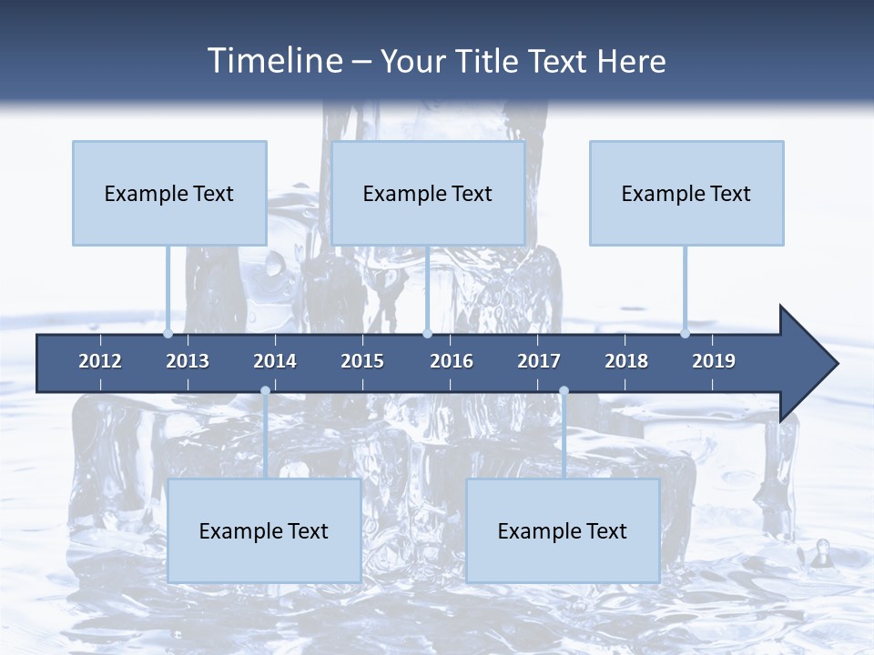 Chilled Liquid Pour PowerPoint Template