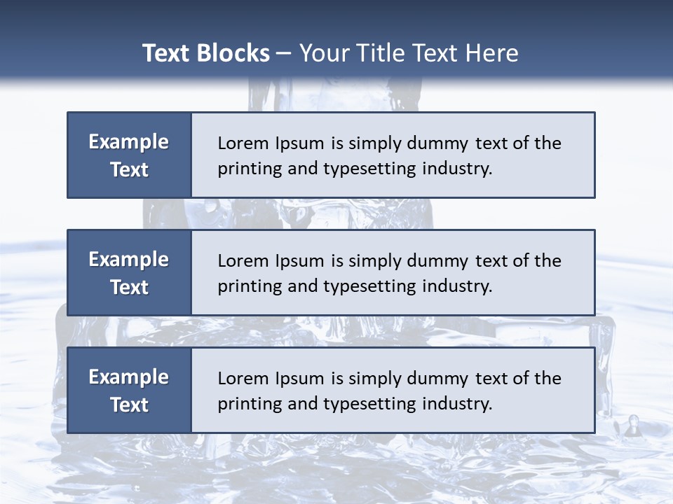 Chilled Liquid Pour PowerPoint Template